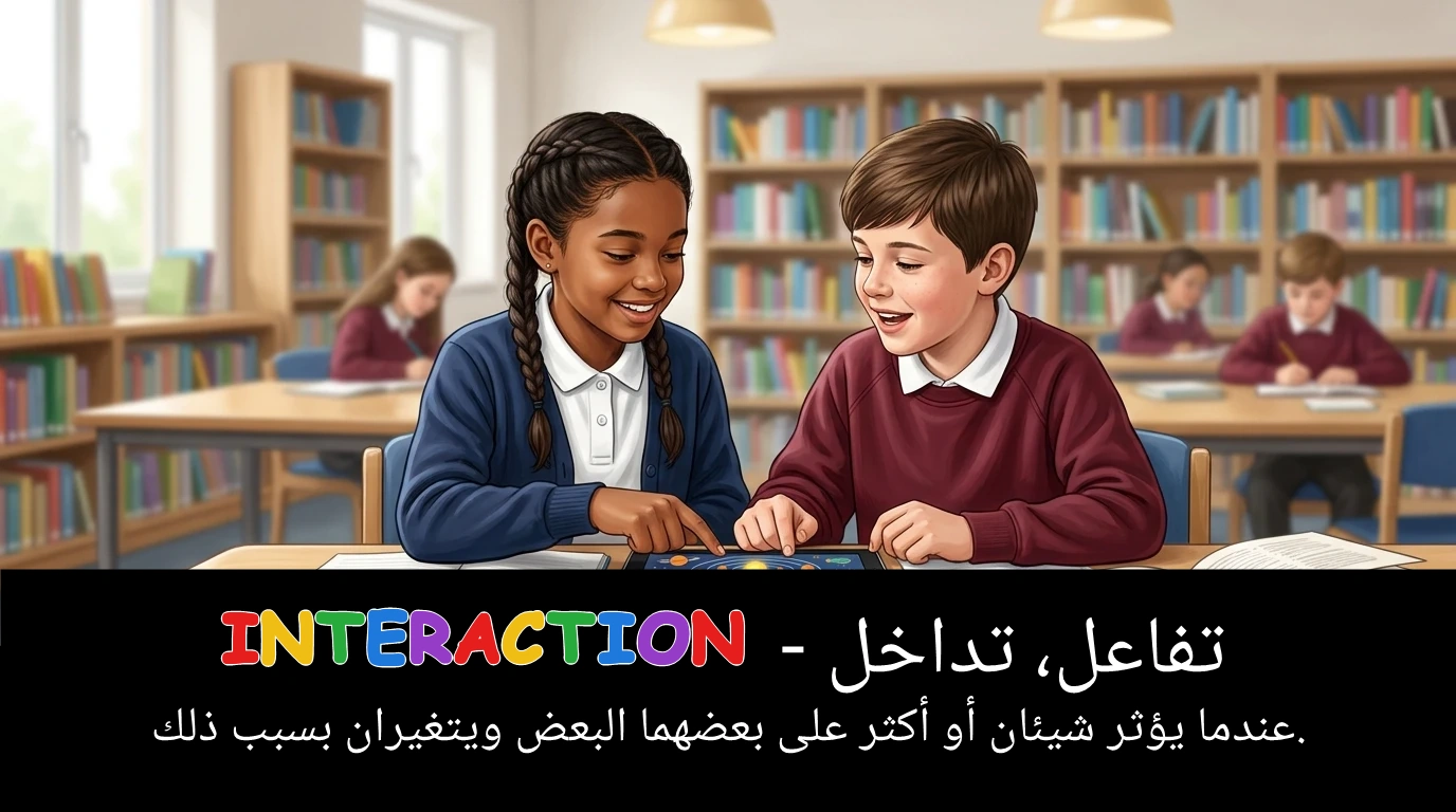 Arabic Illustration for interaction